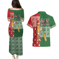 Six Seven Christmas Couples Matching Puletasi and Hawaiian Shirt Funny Tung Tung Tung Sahur - Wonder Print Shop