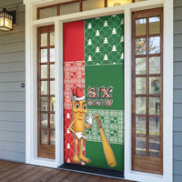 Six Seven Christmas Door Cover Funny Tung Tung Tung Sahur - Wonder Print Shop