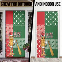 Six Seven Christmas Door Cover Funny Tung Tung Tung Sahur - Wonder Print Shop