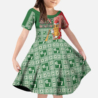 Six Seven Christmas Family Matching Off The Shoulder Long Sleeve Dress and Hawaiian Shirt Funny Tung Tung Tung Sahur - Wonder Print Shop