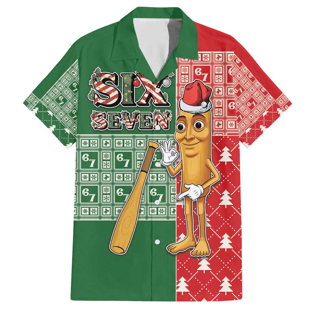 Six Seven Christmas Family Matching Puletasi and Hawaiian Shirt Funny Tung Tung Tung Sahur - Wonder Print Shop