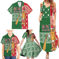 Six Seven Christmas Family Matching Summer Maxi Dress and Hawaiian Shirt Funny Tung Tung Tung Sahur - Wonder Print Shop