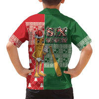 Six Seven Christmas Family Matching Tank Maxi Dress and Hawaiian Shirt Funny Tung Tung Tung Sahur - Wonder Print Shop