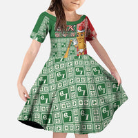 Six Seven Christmas Family Matching Tank Maxi Dress and Hawaiian Shirt Funny Tung Tung Tung Sahur - Wonder Print Shop