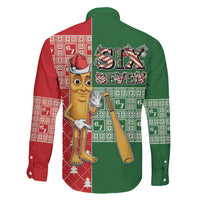 Six Seven Christmas Family Matching Tank Maxi Dress and Hawaiian Shirt Funny Tung Tung Tung Sahur - Wonder Print Shop