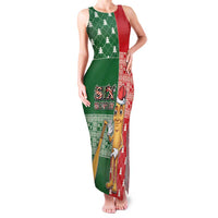Six Seven Christmas Family Matching Tank Maxi Dress and Hawaiian Shirt Funny Tung Tung Tung Sahur - Wonder Print Shop