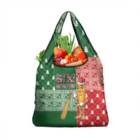 Six Seven Christmas Grocery Bag Funny Tung Tung Tung Sahur - Wonder Print Shop