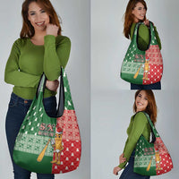 Six Seven Christmas Grocery Bag Funny Tung Tung Tung Sahur - Wonder Print Shop
