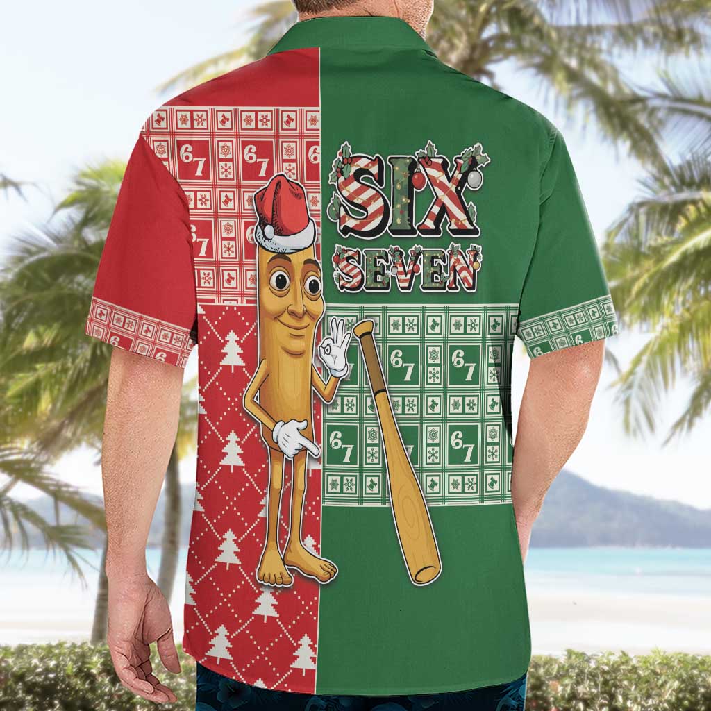 Six Seven Christmas Hawaiian Shirt Funny Tung Tung Tung Sahur - Wonder Print Shop