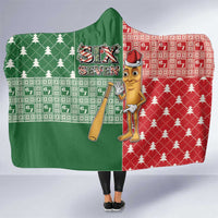 Six Seven Christmas Hooded Blanket Funny Tung Tung Tung Sahur - Wonder Print Shop