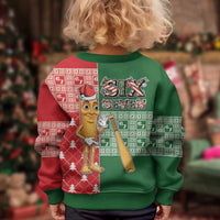 Six Seven Christmas Kid Ugly Christmas Sweater Funny Tung Tung Tung Sahur - Wonder Print Shop