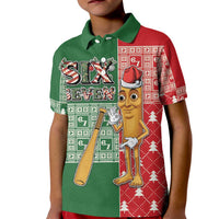Six Seven Christmas Kid Polo Shirt Funny Tung Tung Tung Sahur - Wonder Print Shop