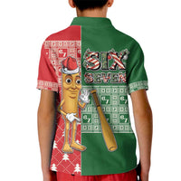 Six Seven Christmas Kid Polo Shirt Funny Tung Tung Tung Sahur - Wonder Print Shop