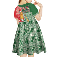 Six Seven Christmas Kid Short Sleeve Dress Funny Tung Tung Tung Sahur - Wonder Print Shop