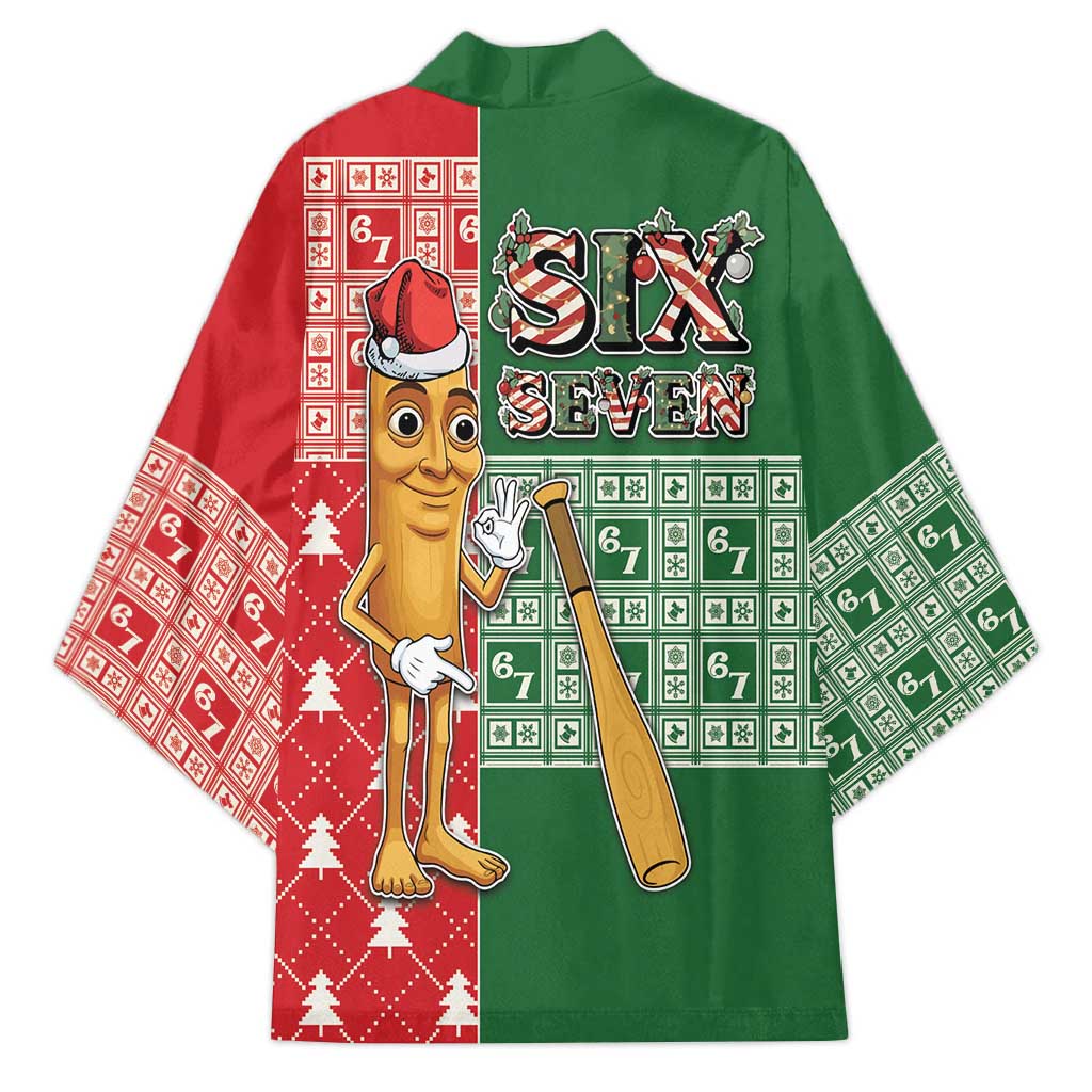 Six Seven Christmas Kimono Funny Tung Tung Tung Sahur - Wonder Print Shop