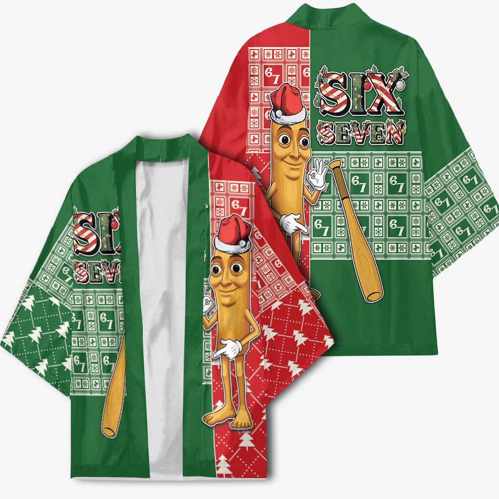 Six Seven Christmas Kimono Funny Tung Tung Tung Sahur - Wonder Print Shop