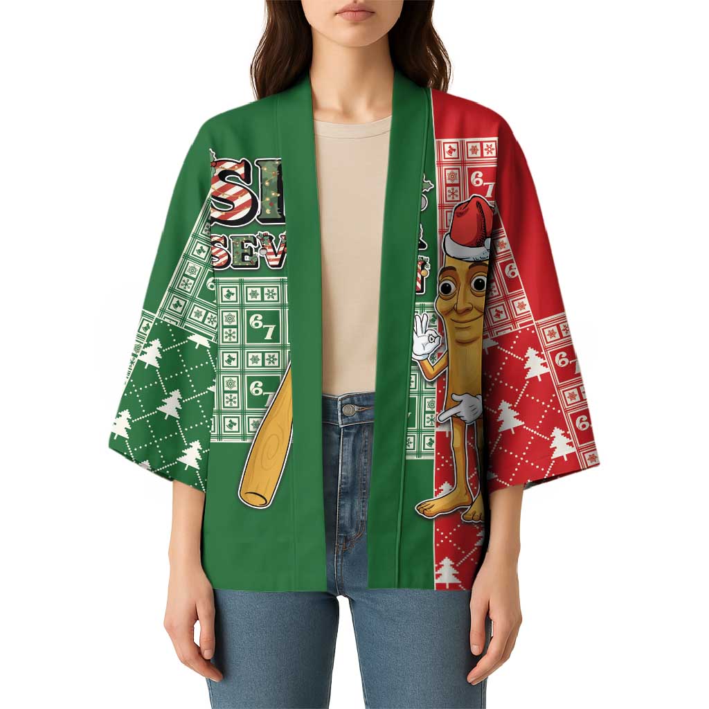 Six Seven Christmas Kimono Funny Tung Tung Tung Sahur - Wonder Print Shop