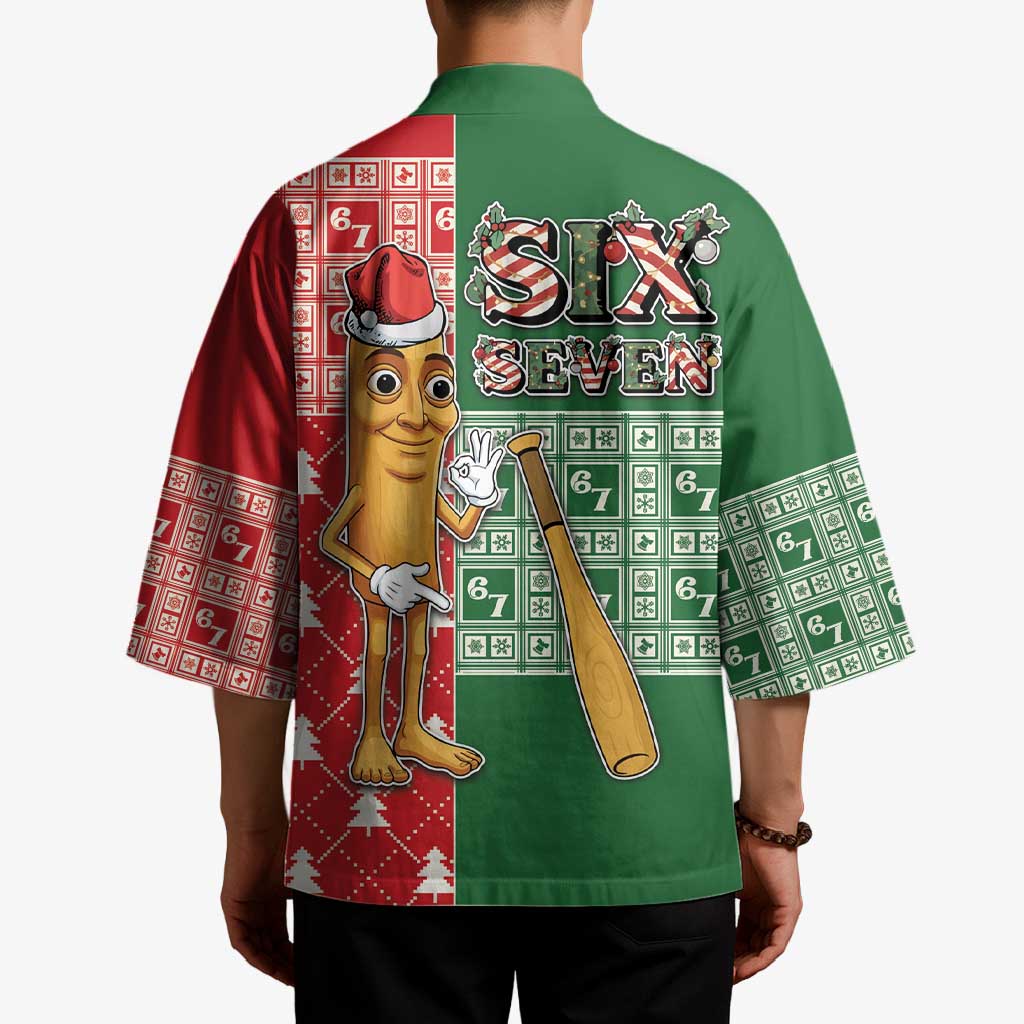 Six Seven Christmas Kimono Funny Tung Tung Tung Sahur - Wonder Print Shop