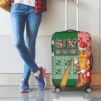 Six Seven Christmas Luggage Cover Funny Tung Tung Tung Sahur - Wonder Print Shop