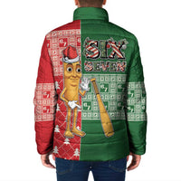 Six Seven Christmas Padded Jacket Funny Tung Tung Tung Sahur - Wonder Print Shop