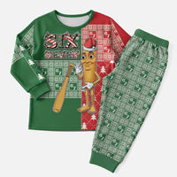Six Seven Christmas Pajama Set Funny Tung Tung Tung Sahur - Wonder Print Shop