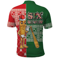 Six Seven Christmas Polo Shirt Funny Tung Tung Tung Sahur - Wonder Print Shop