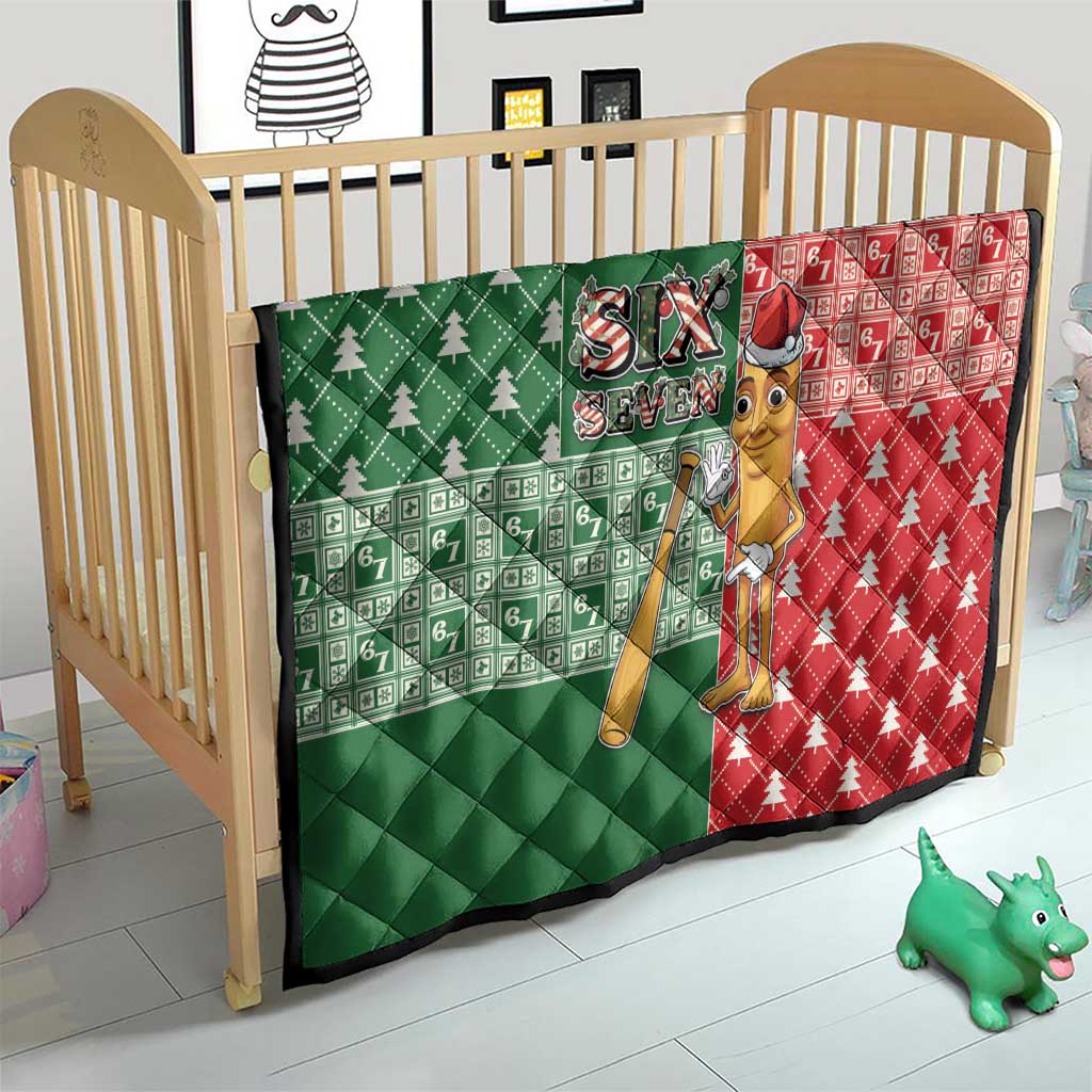 Six Seven Christmas Quilt Funny Tung Tung Tung Sahur - Wonder Print Shop