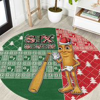 Six Seven Christmas Round Carpet Funny Tung Tung Tung Sahur - Wonder Print Shop