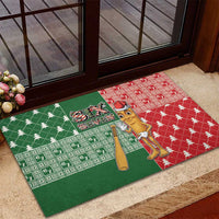 Six Seven Christmas Rubber Doormat Funny Tung Tung Tung Sahur - Wonder Print Shop