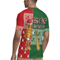Six Seven Christmas Rugby Jersey Funny Tung Tung Tung Sahur - Wonder Print Shop