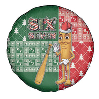 Six Seven Christmas Spare Tire Cover Funny Tung Tung Tung Sahur - Wonder Print Shop