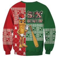 Six Seven Christmas Sweatshirt Funny Tung Tung Tung Sahur - Wonder Print Shop