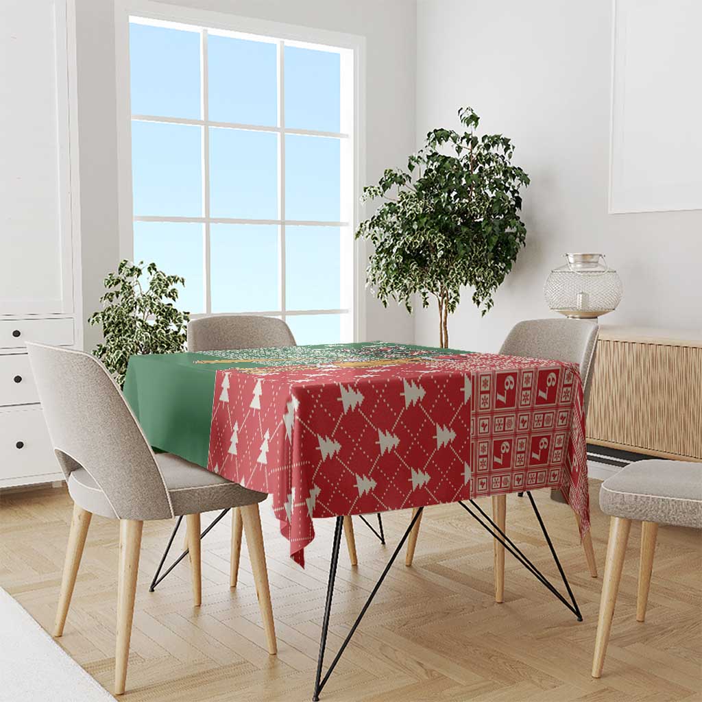 Six Seven Christmas Tablecloth Funny Tung Tung Tung Sahur - Wonder Print Shop
