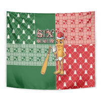 Six Seven Christmas Tapestry Funny Tung Tung Tung Sahur - Wonder Print Shop