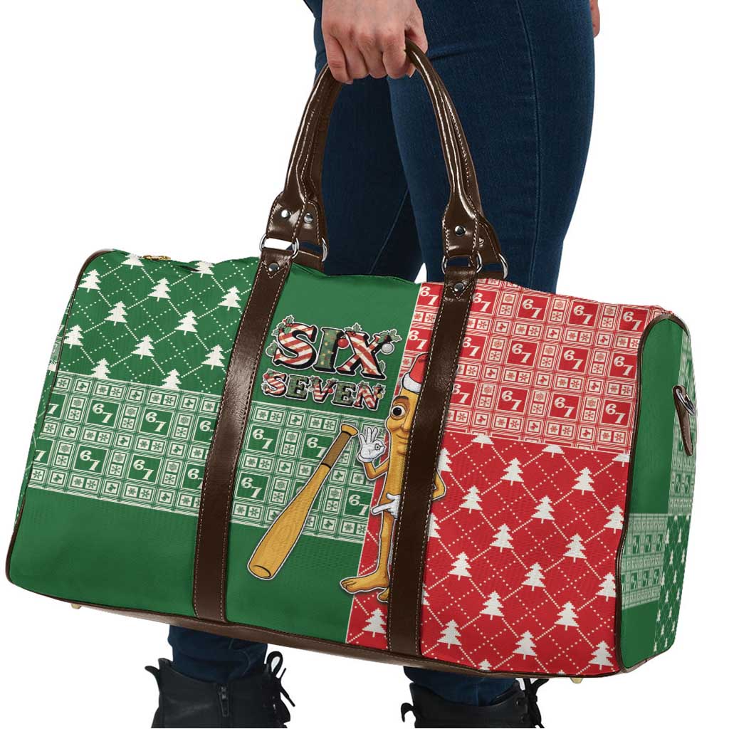 Six Seven Christmas Travel Bag Funny Tung Tung Tung Sahur - Wonder Print Shop