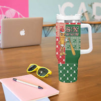 Six Seven Christmas Tumbler With Handle Funny Tung Tung Tung Sahur - Wonder Print Shop