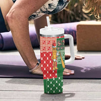 Six Seven Christmas Tumbler With Handle Funny Tung Tung Tung Sahur - Wonder Print Shop