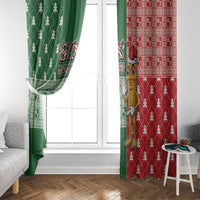 Six Seven Christmas Window Curtain Funny Tung Tung Tung Sahur - Wonder Print Shop