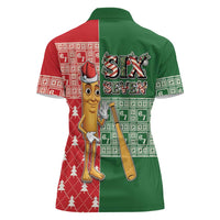 Six Seven Christmas Women Polo Shirt Funny Tung Tung Tung Sahur - Wonder Print Shop