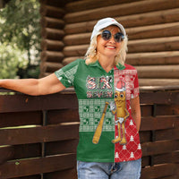 Six Seven Christmas Women Polo Shirt Funny Tung Tung Tung Sahur - Wonder Print Shop