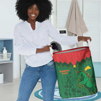 Football Burkina Faso Laundry Basket Rising Star And Horse Sport Style - Wonder Print Shop