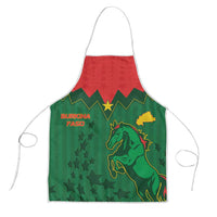 Football Burkina Faso Apron Rising Star And Horse Sport Style - Wonder Print Shop