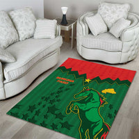 Football Burkina Faso Area Rug Rising Star And Horse Sport Style - Wonder Print Shop