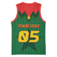 Custom Football Burkina Faso Basketball Jersey Rising Star And Horse Sport Style - Wonder Print Shop
