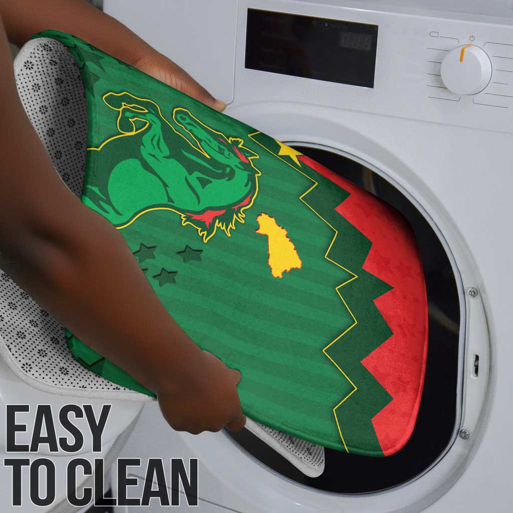 Football Burkina Faso Bathroom Set Rising Star And Horse Sport Style - Wonder Print Shop