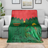 Football Burkina Faso Blanket Rising Star And Horse Sport Style - Wonder Print Shop