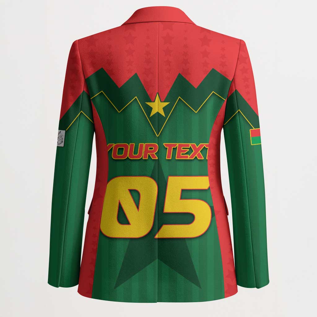 Custom Football Burkina Faso Blazer Rising Star And Horse Sport Style - Wonder Print Shop