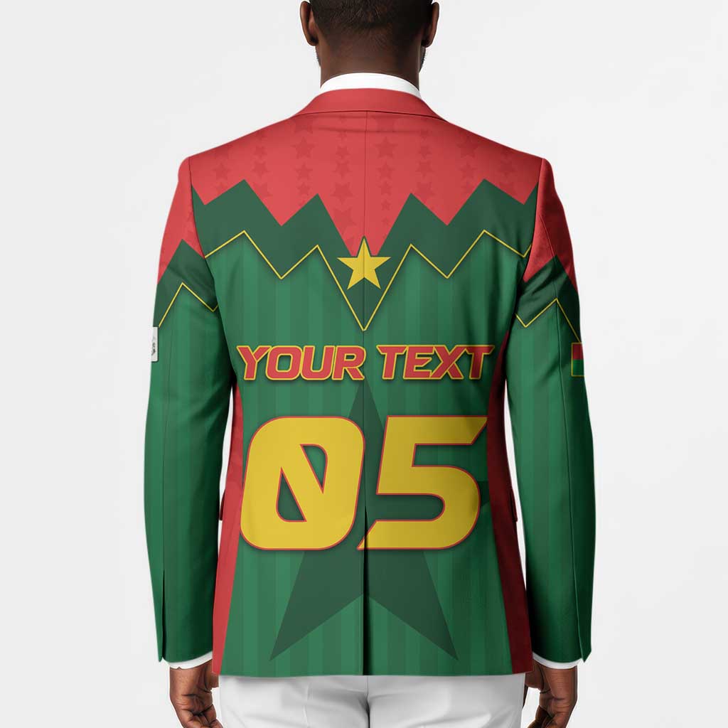 Custom Football Burkina Faso Blazer Rising Star And Horse Sport Style - Wonder Print Shop