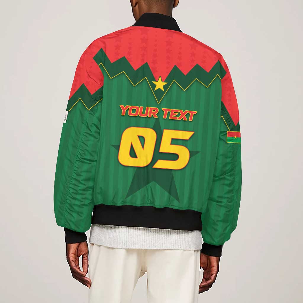 Custom Football Burkina Faso Bomber Jacket Rising Star And Horse Sport Style - Wonder Print Shop