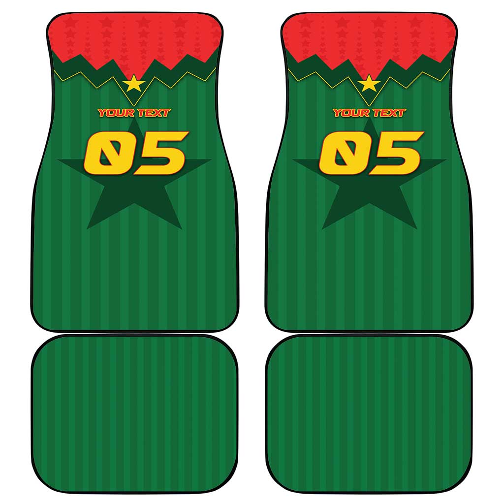 Custom Football Burkina Faso Car Mats Rising Star And Horse Sport Style - Wonder Print Shop